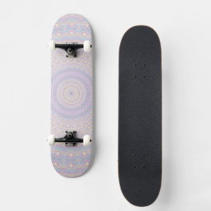 Skate Ciano, Amarelo, Magenta Mandala