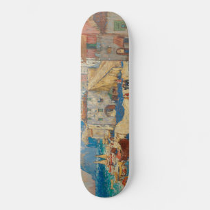 Skate Cidade Costeira na Espanha (Paisagem Espanhola Vin
