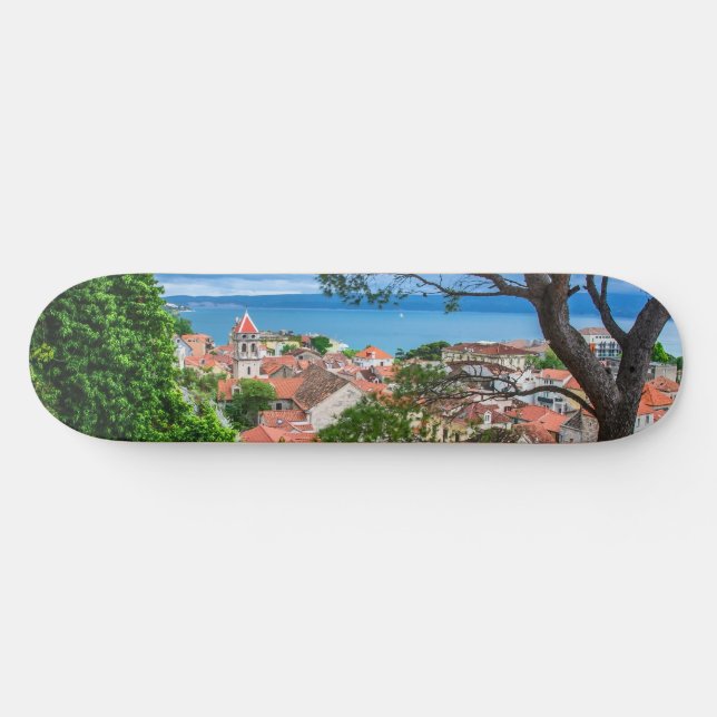 Skate Cidade croata de Omis (Horz)