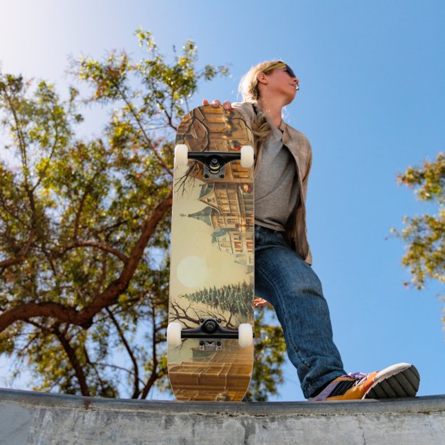 Skate Cidade de mercado de Natal nevado de inverno vinta (Ao ar livre 1)