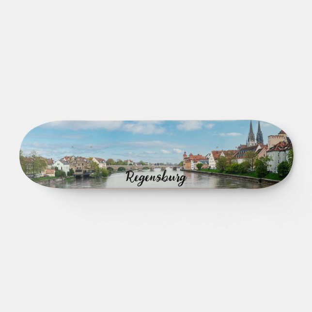 Skate Cidade histórica de Regensburg, Alemanha (Horz)