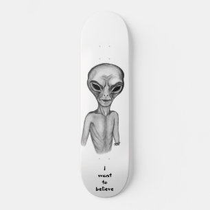 Skate Cinza Alienígena, quero acreditar