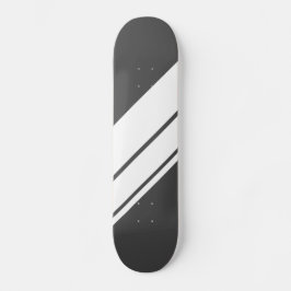 Skate Cinza das faixas brancas de corridas esportivas