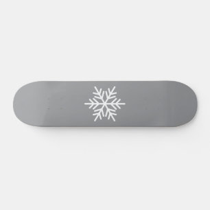Skate Cinza Nórdica Nórdica Flocos de Neve Festiva