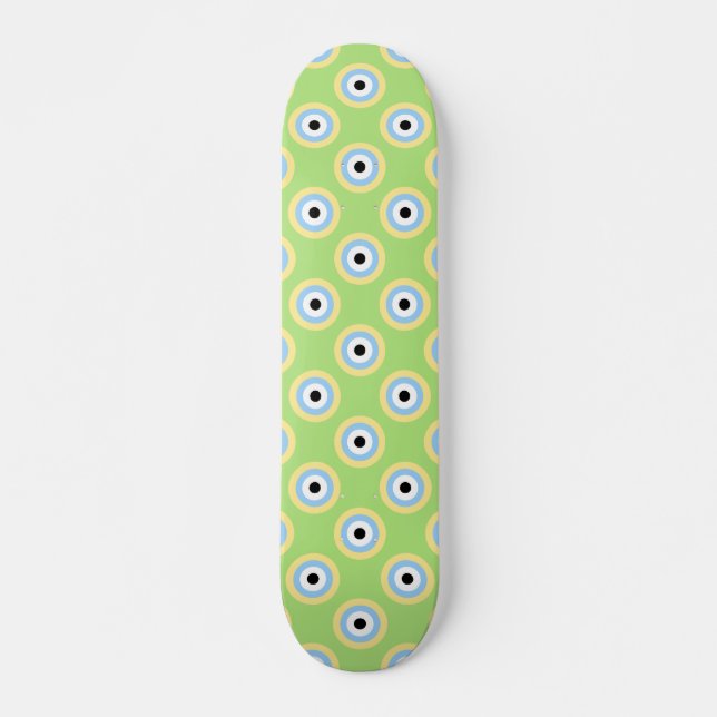 Skate Círculos de Combinação Verde por Shirley Taylor (Frente)