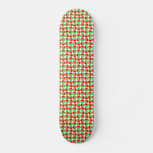 Skate Círculos Giratórios - Vermelho e Verde