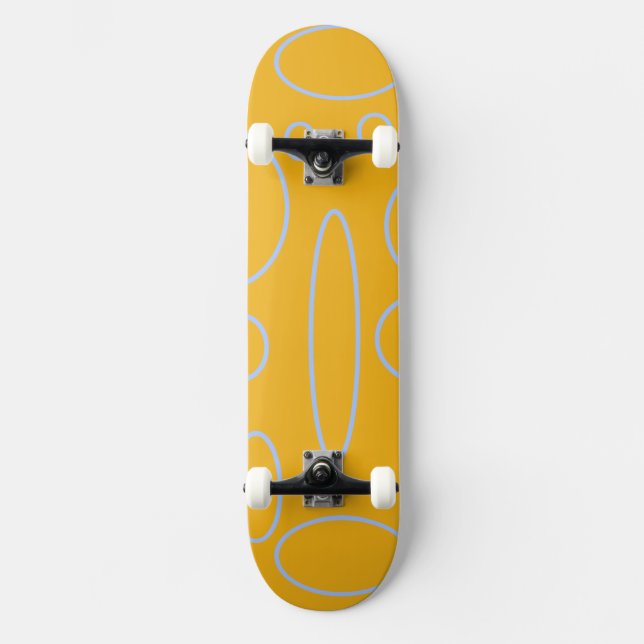 Skate Círculos Loops em Laranja (Frente)