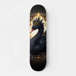 Skate Cisne de Obsidiana da Graça Silenciosa – Fantasia 