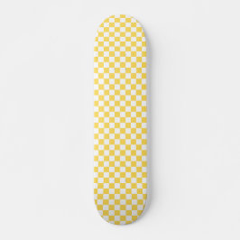 Skate Classic visual yellow checkerboard 