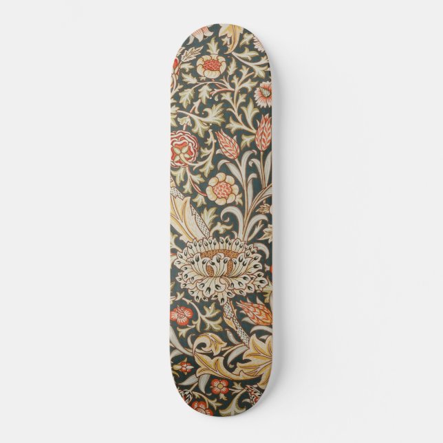 Skate Clássico Botânico Jardim Flor Clássica de William  (Frente)