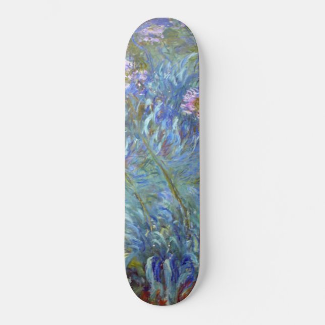 Skate Claude Monet Agapanthus Fine Art Floral GalleryHD  (Frente)
