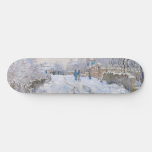 Skate Claude Monet - Cena de neve em Argenteuil