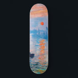 Skate Claude Monet - Impressão, Assalto do Sol<br><div class="desc">Impressão,  nascer do Sol (Impressão,  Alavanca Soleil) - Claude Monet,  Oil on canvas,  1872 Impression,  Sunrise retrata o porto de Le Havre,  cidade natal de Monet.</div>