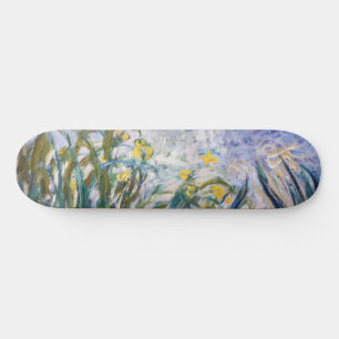Skate Claude Monet - Íris Amarelas e Roxas