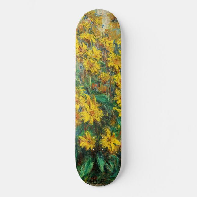 Skate Claude Monet - Jerusalem Artichoke Flowers (Frente)