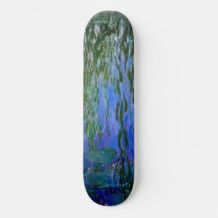 Skate Claude Monet - Lírios d'água com salgueiro chorand