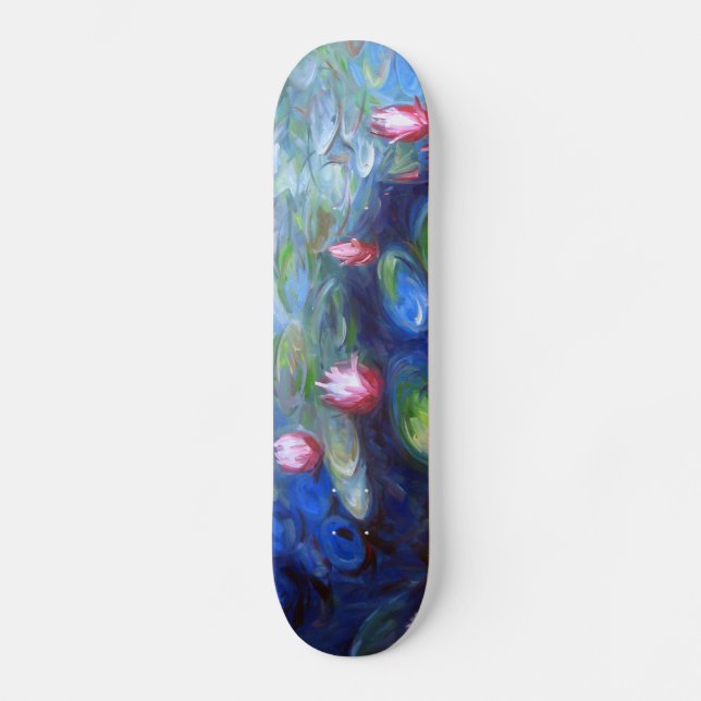 Skate Claude Monet: Lírios de água 2 (Frente)