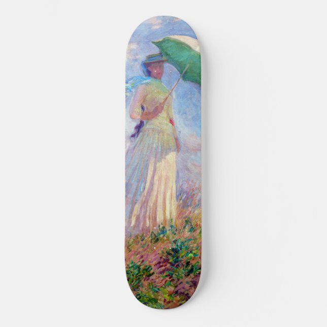 Skate Claude Monet - Mulher com Guarda-Sol virada para a (Frente)