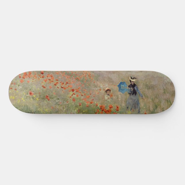 Skate Claude Monet - Poppy Field (Horz)