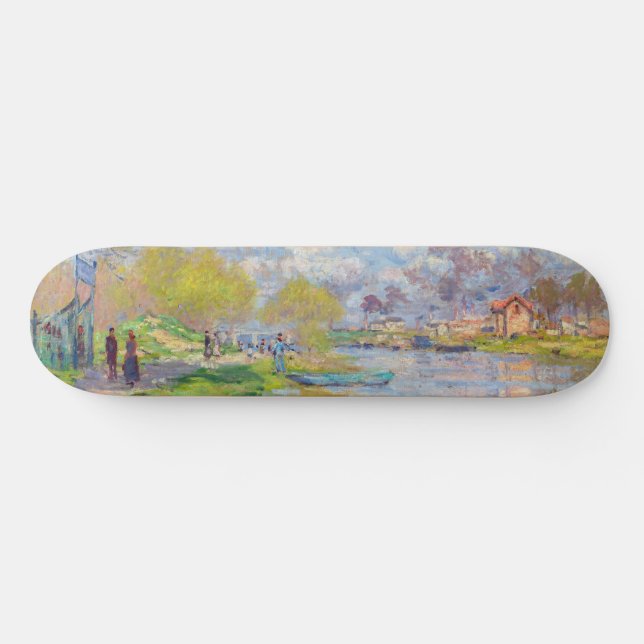 Skate Claude Monet - Primavera junto ao Sena (Horz)