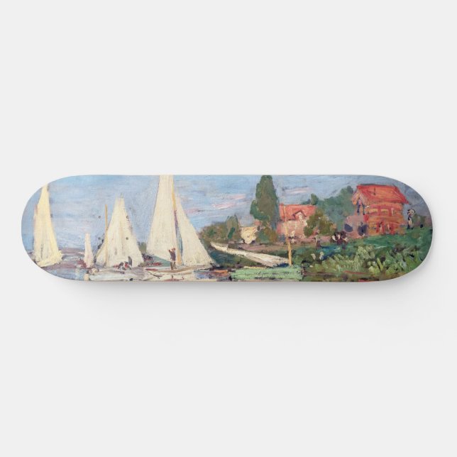 Skate Claude Monet - Regatas em Argenteuil (Horz)