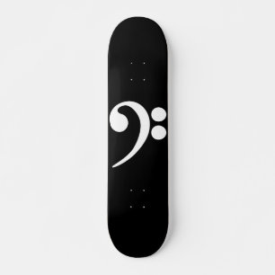 Skate Clave de Fá Branca