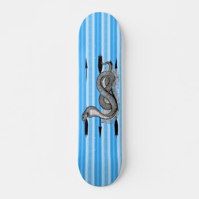 Skate Cobra Azul - Personalizada (Frente)