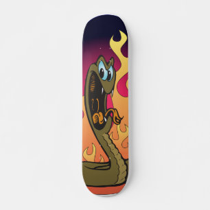 Skate Cobra e chamas