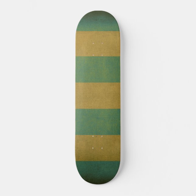 Skate Cobrir de cadeira de pavimento verde-listrado (Frente)