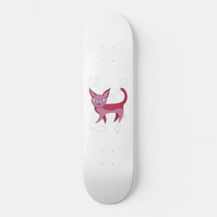 Skate Cobrir Rosa Adorável de Gato e Portas de Gato