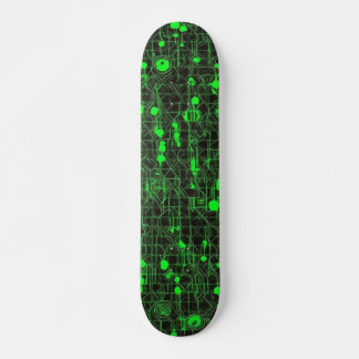 Skate Código de computador preto e verde nº 5