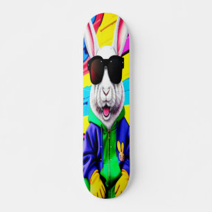 Skate Coelhinho de Páscoa legal com tonalidades