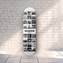 Skate Colagem de Fotos do Instagram de Tendência Legal d