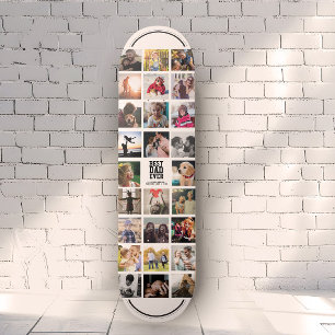 Skate Colagem de Fotos do Instagram de Tendência Legal d