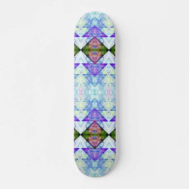 Skate Colcha de Prisma de Triângulo Invertido (Frente)