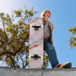 Skate Coleção Dourada Azul de Tendência Azul de Agato Ma