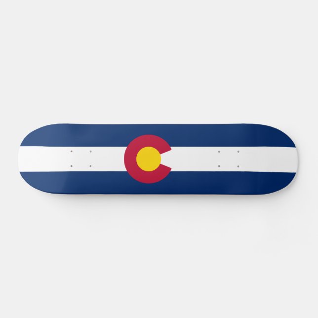 Skate Colorado State Flag (Horz)