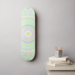 Skate Colorido Mandala Hippie Groovy