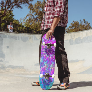 Skate Colorido Vibrante Psicodélico Groovy Estouro Fract