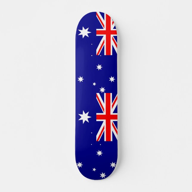 skate com bandeira da Austrália (Frente)