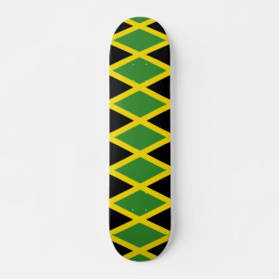 skate com bandeira da Jamaica