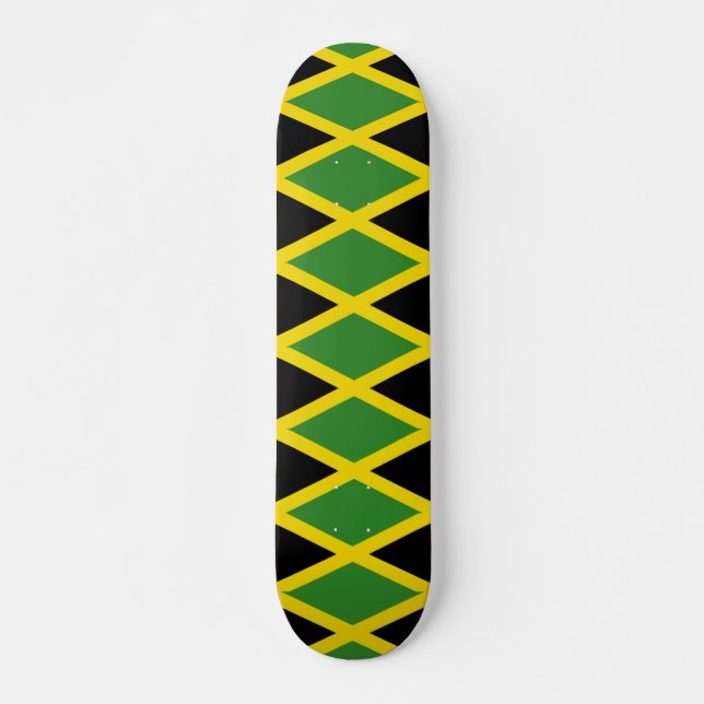 skate com bandeira da Jamaica (Frente)