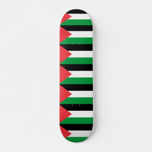 skate com bandeira da Palestina