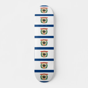 skate com bandeira da Virgínia Ocidental