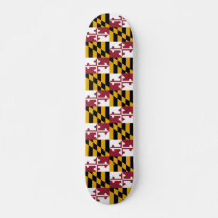 skate com bandeira de Maryland