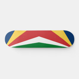skate com Design das cores das Seychelles
