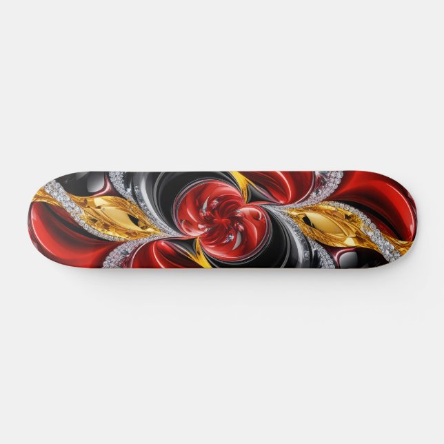 skate com Design de cores alemãs (Horz)