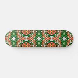 skate com Design de cores da Irlanda