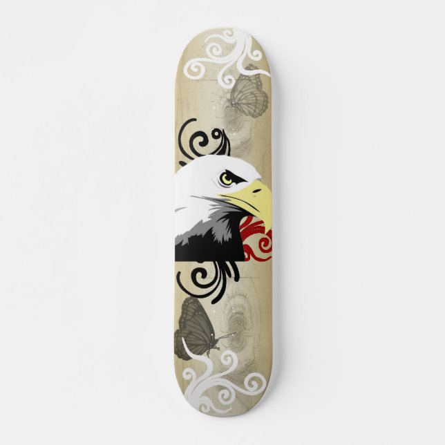 skate com Eagle Design (Frente)