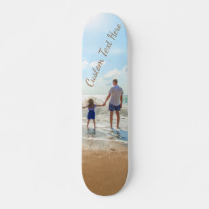 skate com foto personalizada e texto para seu Desi